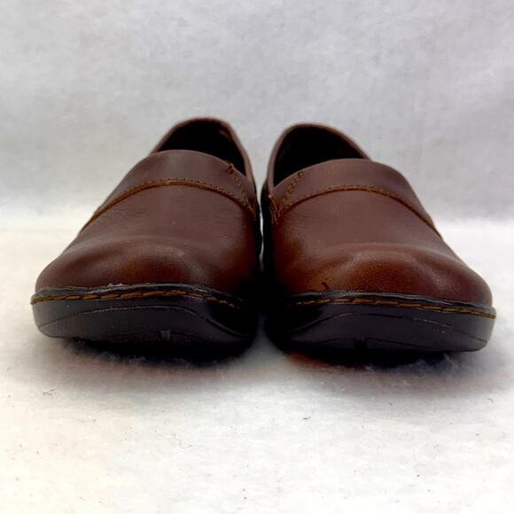 EUC b.o.c. by Born Brown Leather Slip-on Women’s Shoes Howell Loafers size 8.5 - Picture 5 of 9